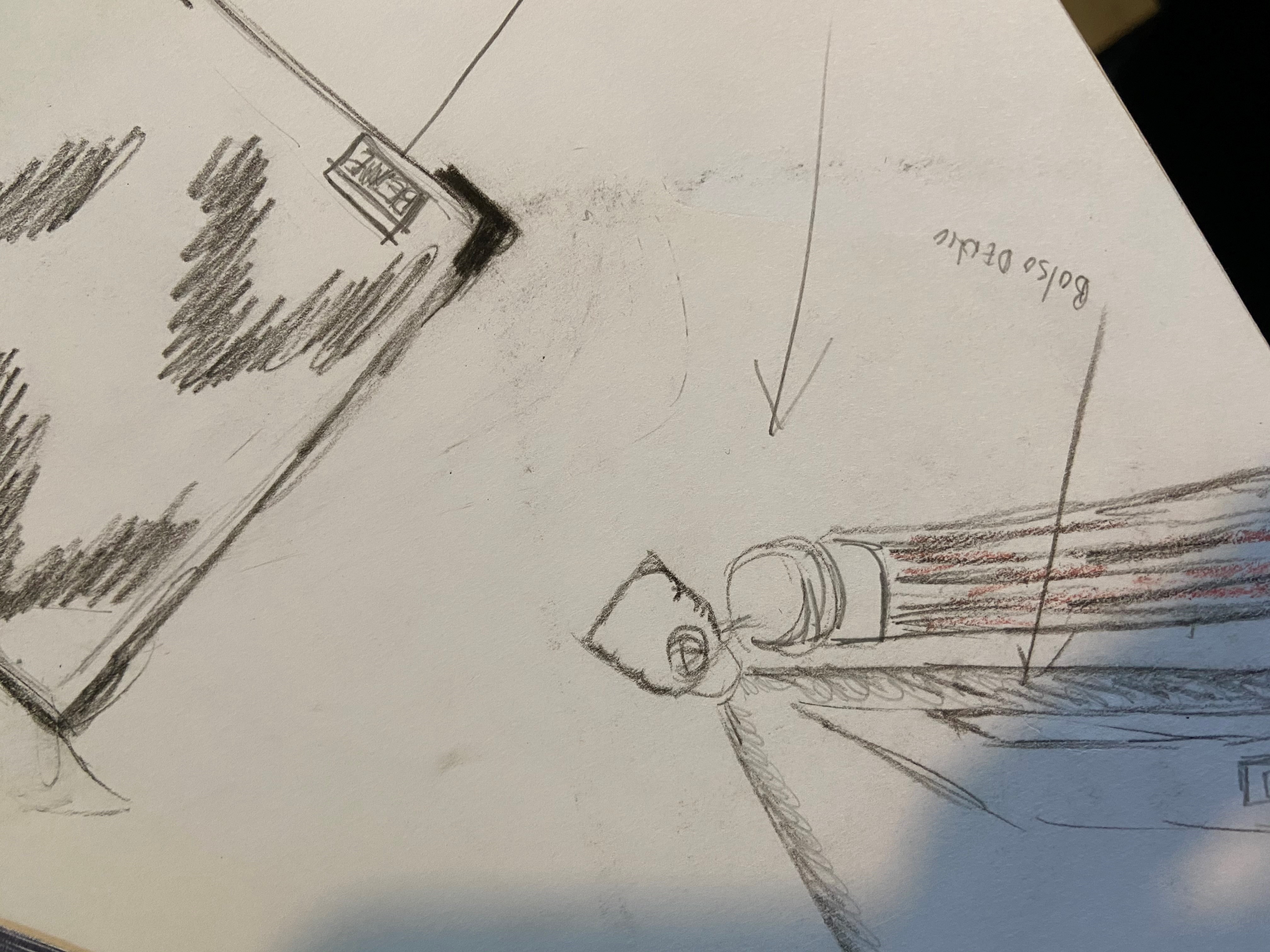"Dreaming is free!" 1 First Sketch Be Me
