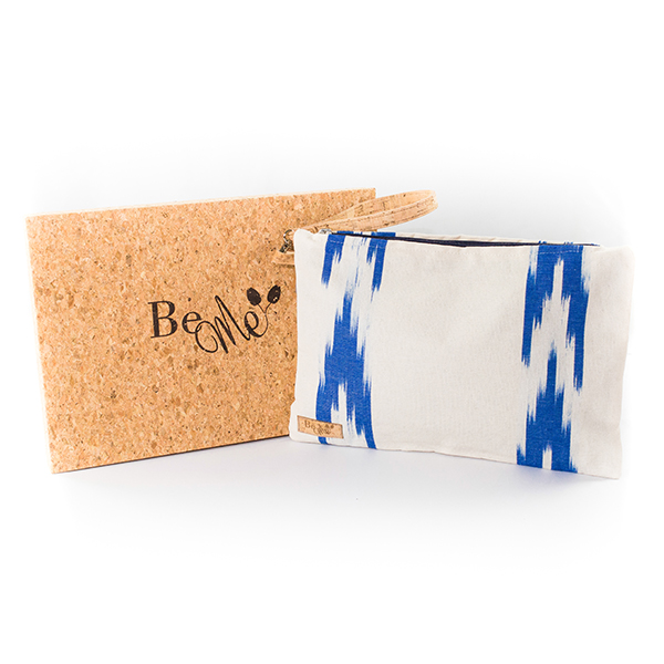 Colecciones 1 Bolso Bandolera Tela Azul