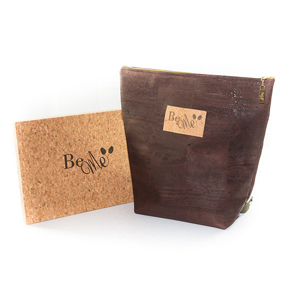 Colecciones 30 Dark Brown Natural Cork Backpack