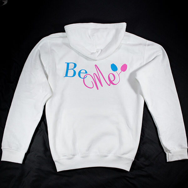 Colecciones 8 BeMe Young Sudadera Blanca Logo Color